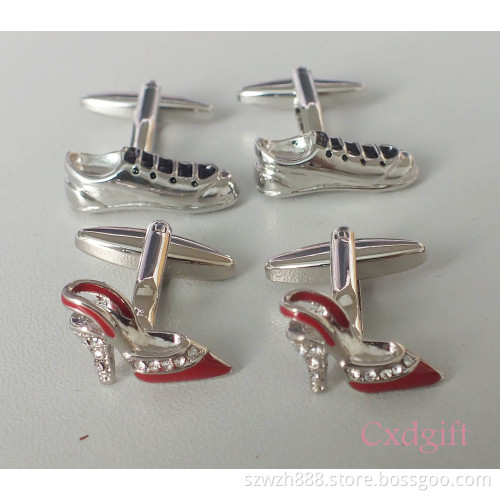 Novelty Cuff Links with Shoes Shape (CXD-CL033)